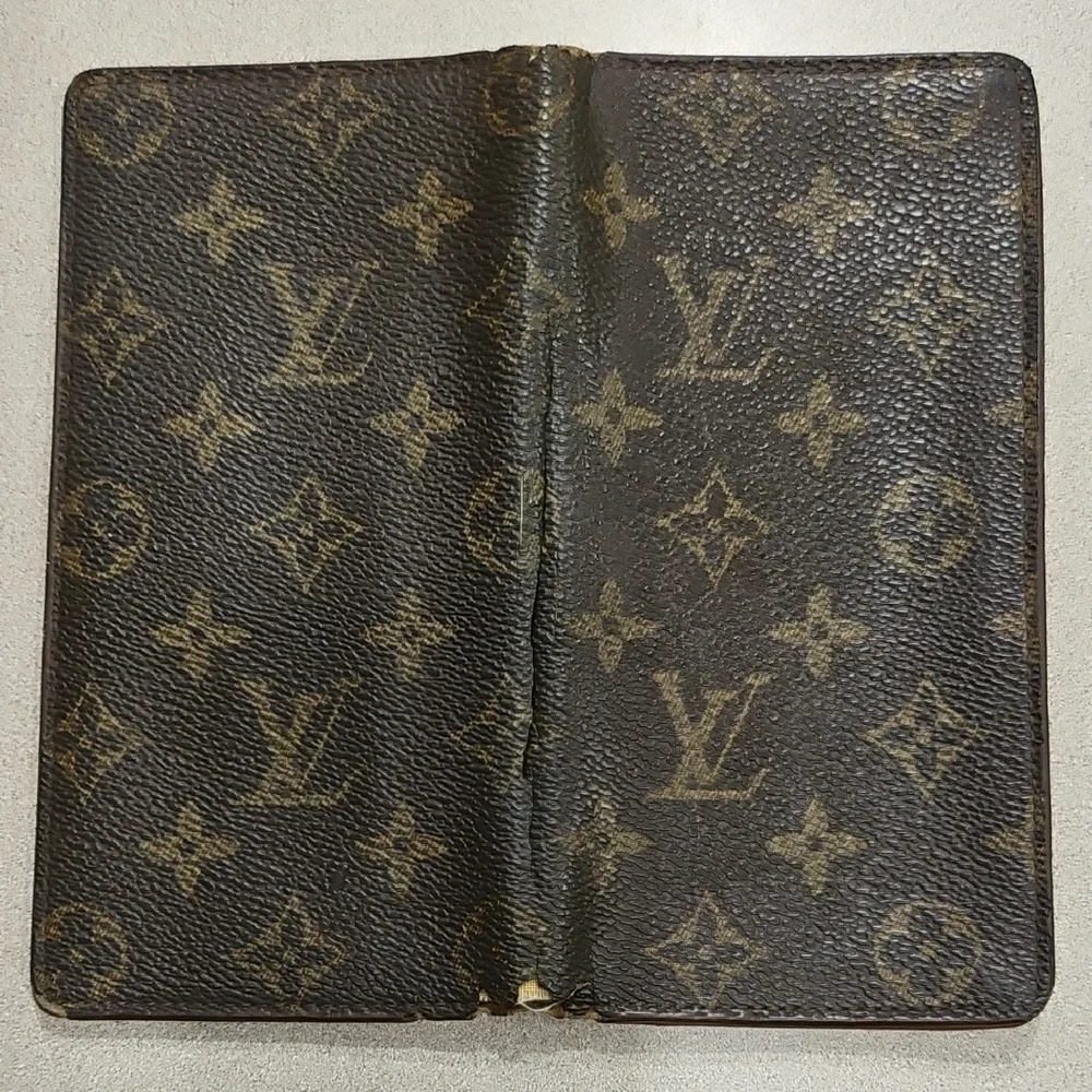 Louis Vuitton Monogram Brown Wallet Vintage Long Wallet Mens - Picture 4 of 9